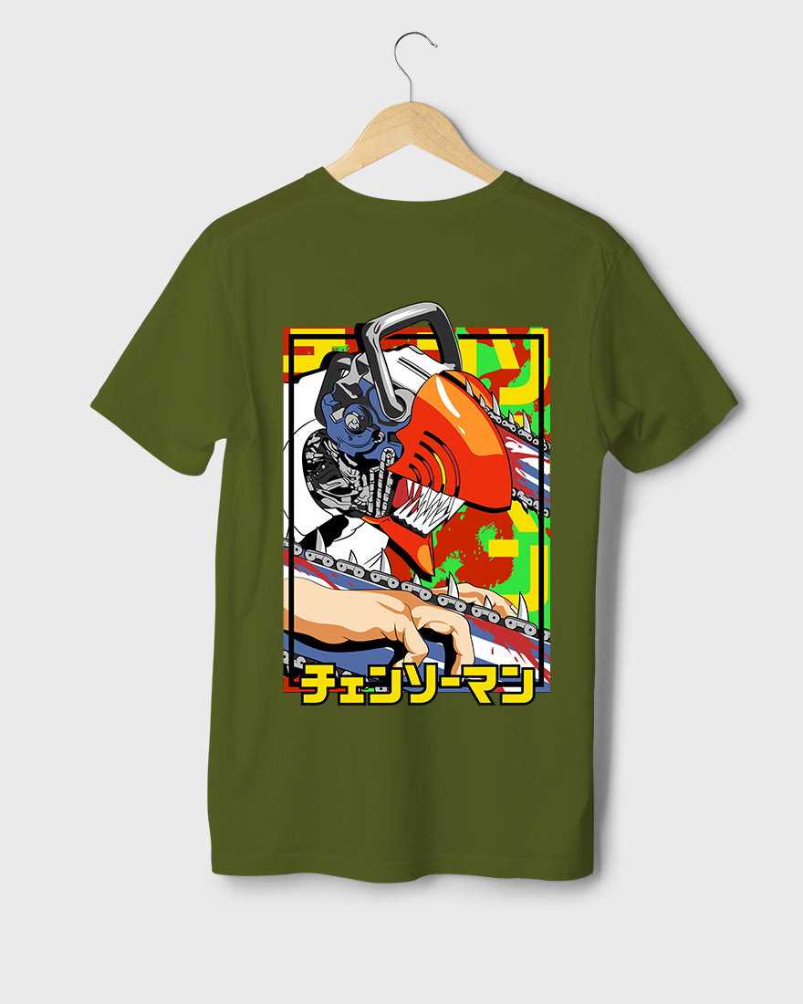 Mens Regular Tshirt Anime Chainsaw Man Denji 5