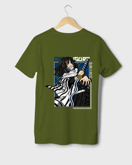 Mens Regular Tshirt Anime Demon Slayer Iguro