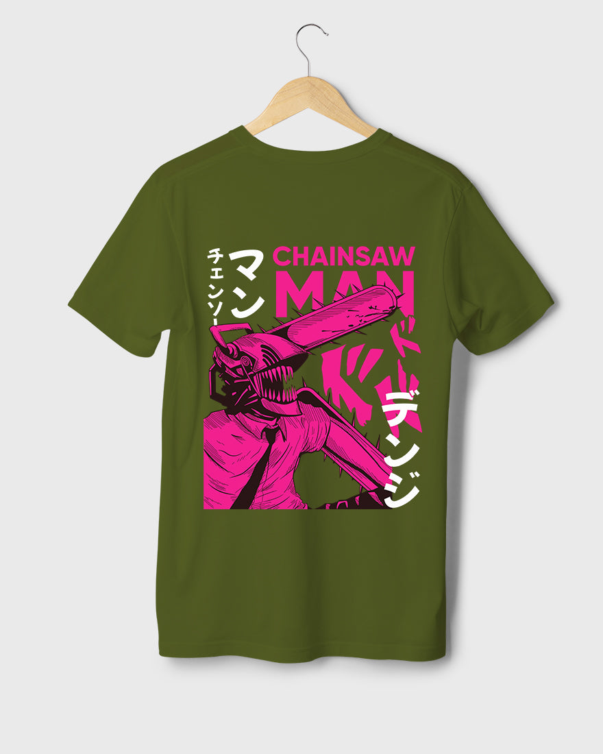 Mens Regular Tshirt Anime Chainsaw Man Denji 3