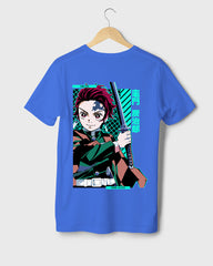 Mens Regular Tshirt Anime Demon Slayer Tanjiro