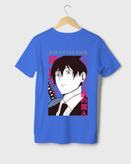 Mens Regular Tshirt Anime Chainsaw Man Aki