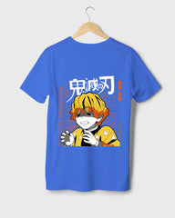 Mens Regular Tshirt Anime Demon Slayer Thunder