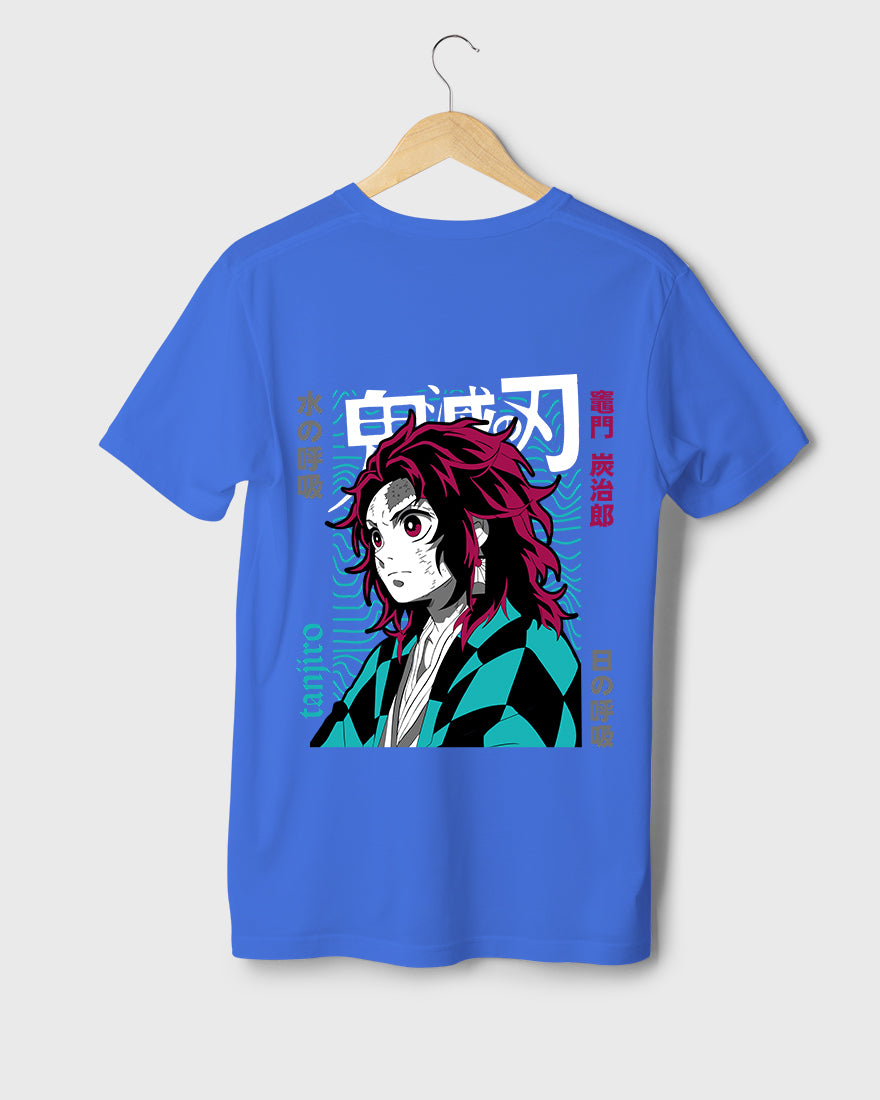 Mens Regular Tshirt Anime Demon Slayer Tanjiro 4