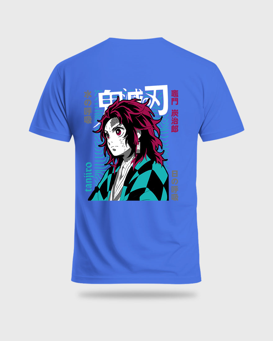 Mens Regular Tshirt Anime Demon Slayer Tanjiro 4