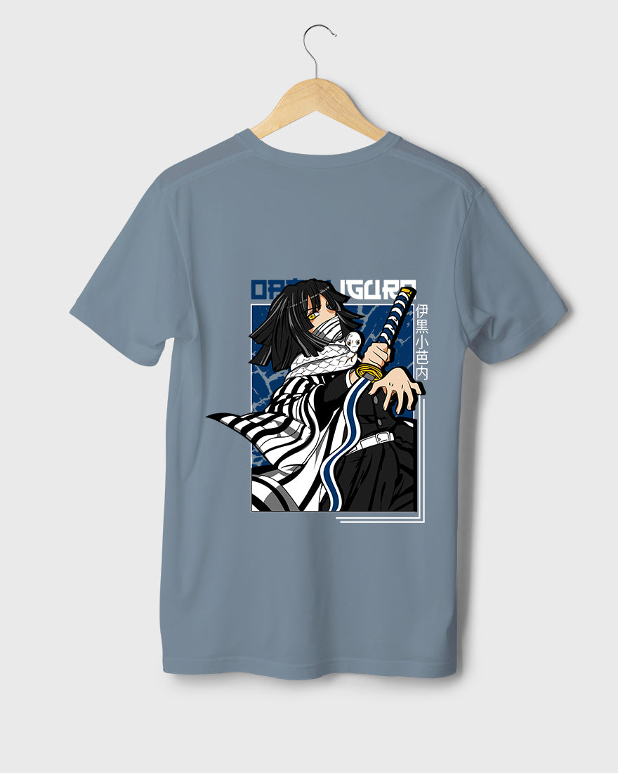 Mens Regular Tshirt Anime Demon Slayer Iguro