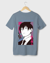 Mens Regular Tshirt Anime Chainsaw Man Aki