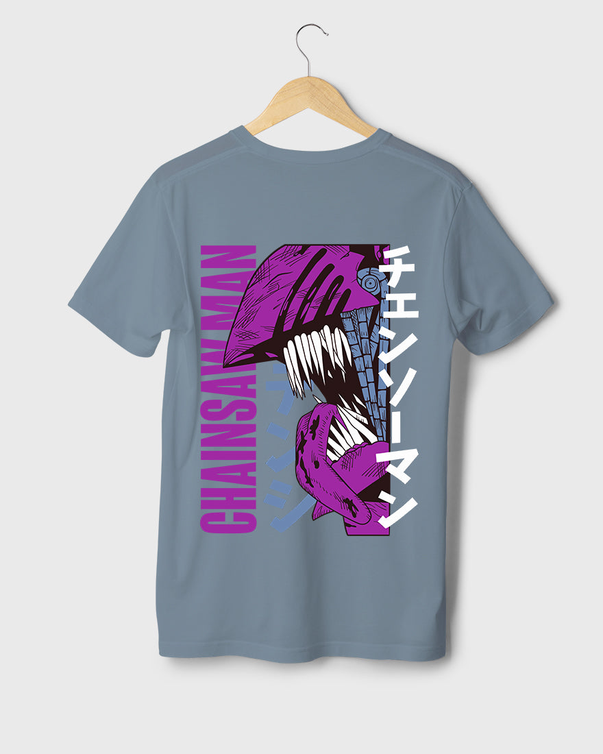 Mens Regular Tshirt Anime Chainsaw Man Denji 1