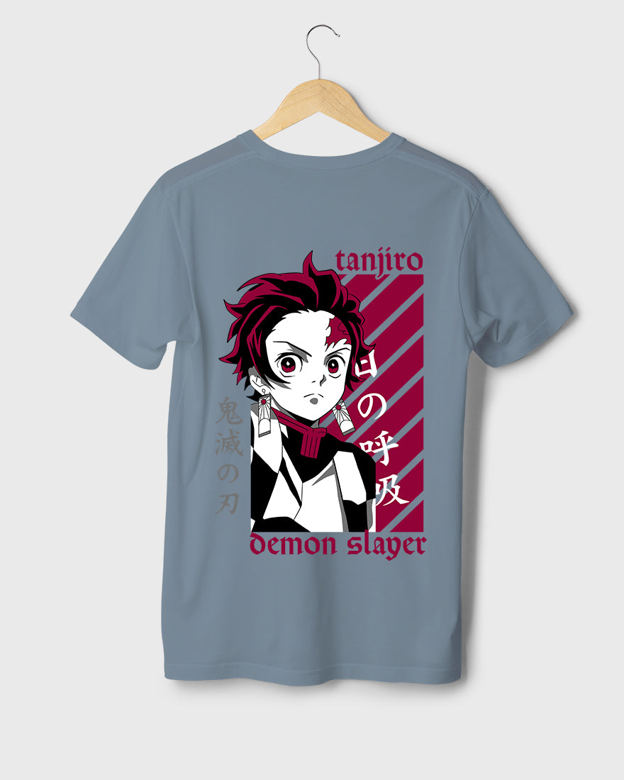 Mens Regular Tshirt Anime Demon Slayer Tanjiro 3