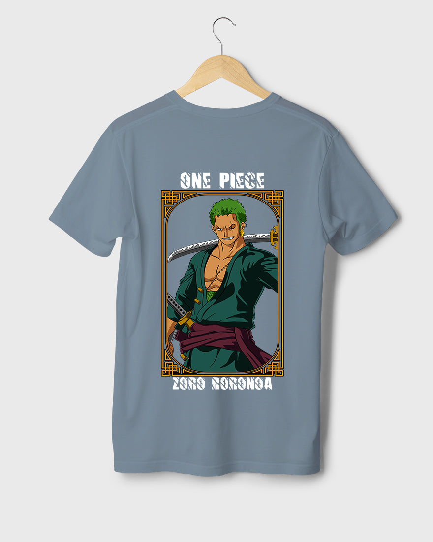 Mens Regular Tshirt Anime One Piece Zoro Color 1