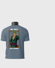 Mens Regular Tshirt Anime One Piece Zoro Color 1