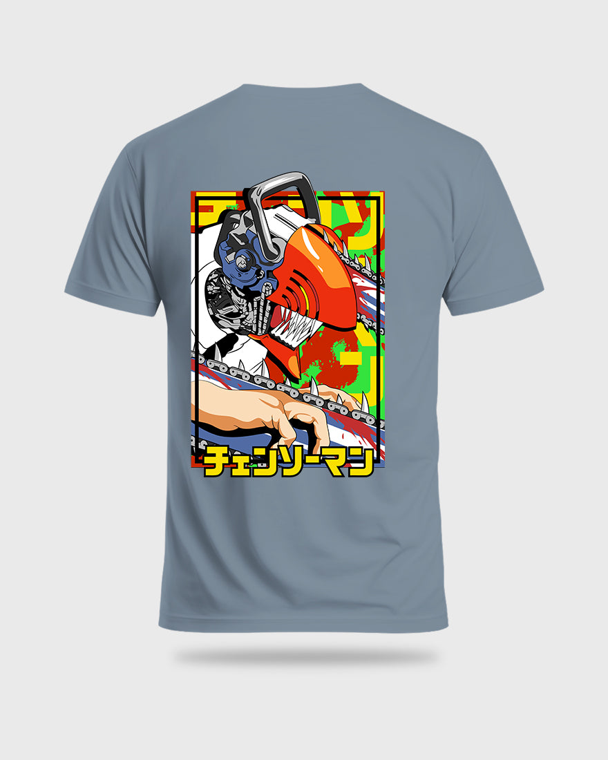 Mens Regular Tshirt Anime Chainsaw Man Denji 5