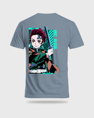 Mens Regular Tshirt Anime Demon Slayer Tanjiro