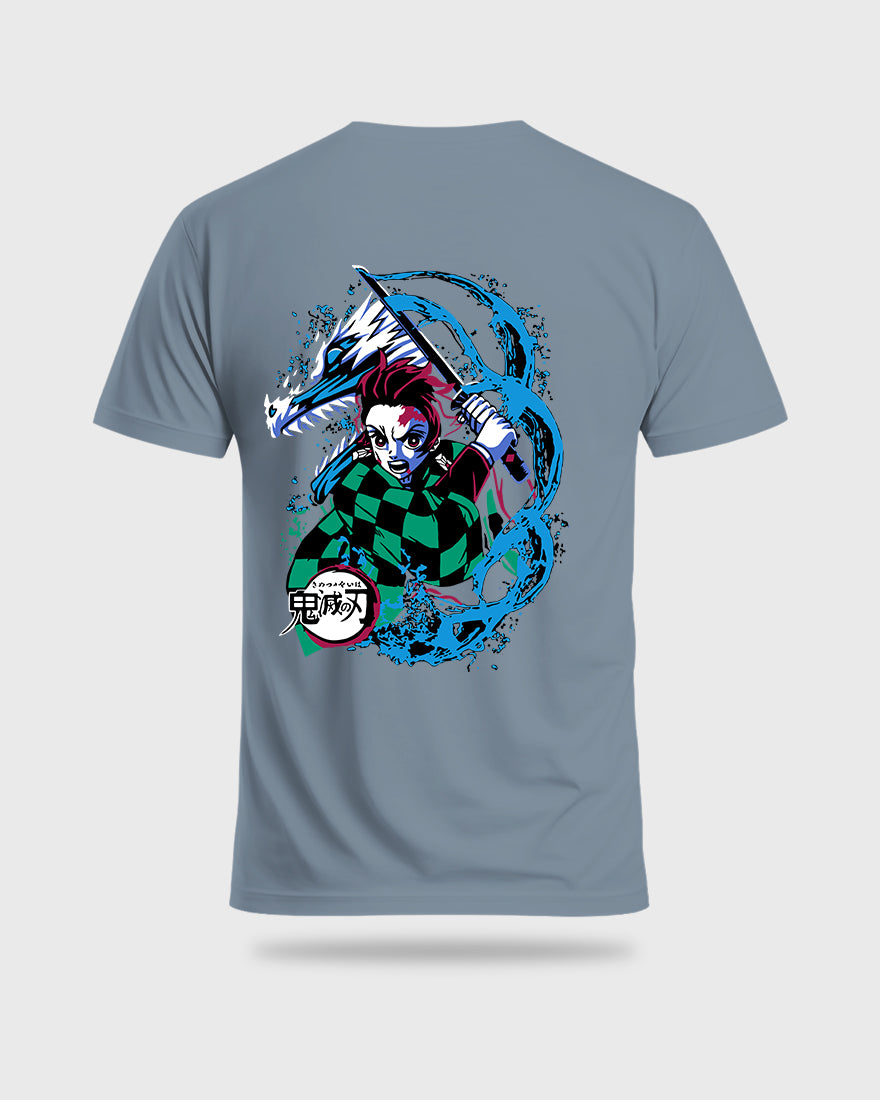 Mens Regular Tshirt Anime Demon Slayer Tanjiro 6