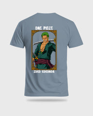 Mens Regular Tshirt Anime One Piece Zoro Color 1