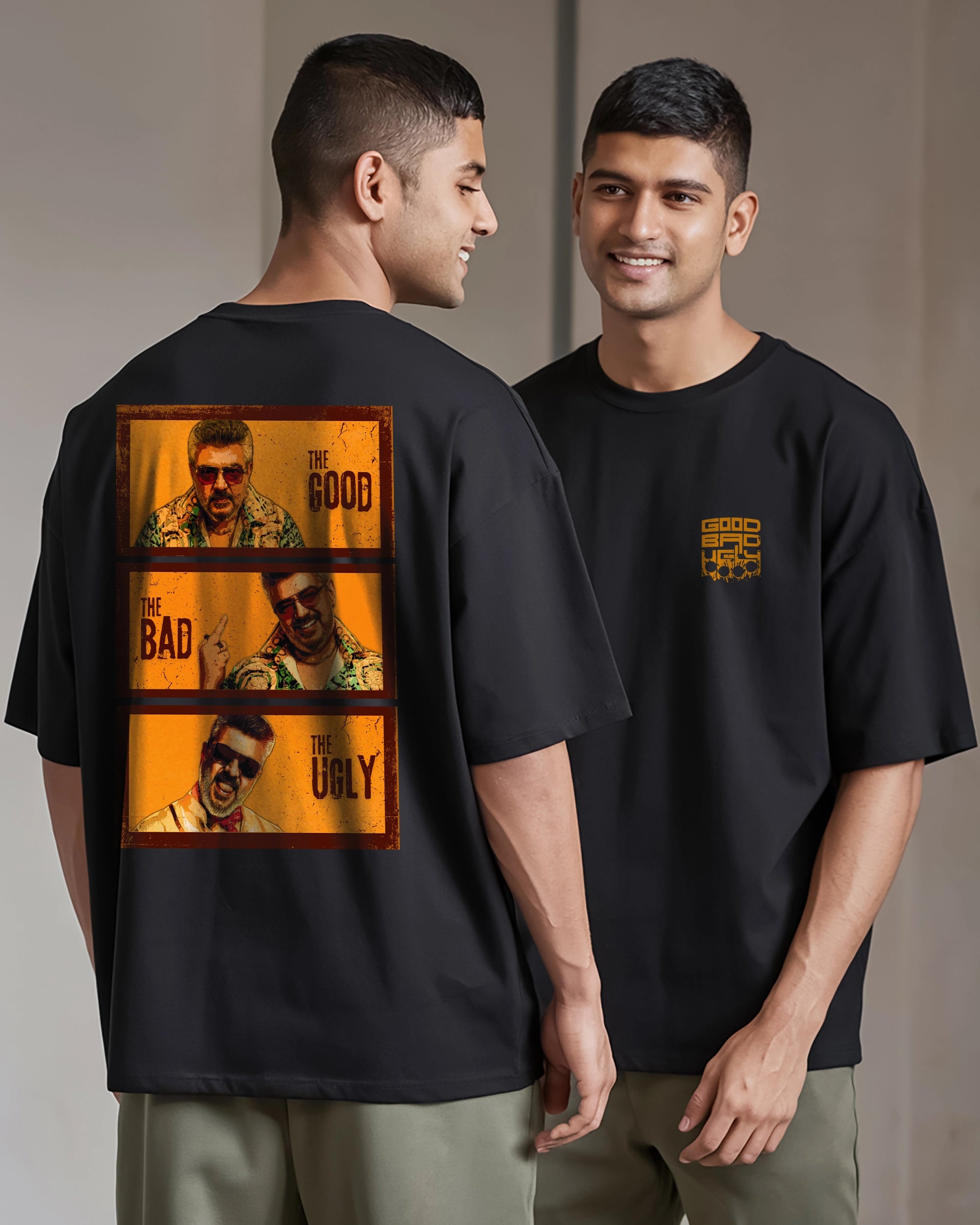 Good Bad Ugly Movie inspired Oversized T-Shirt – Premium Cotton | Streetwear Edition