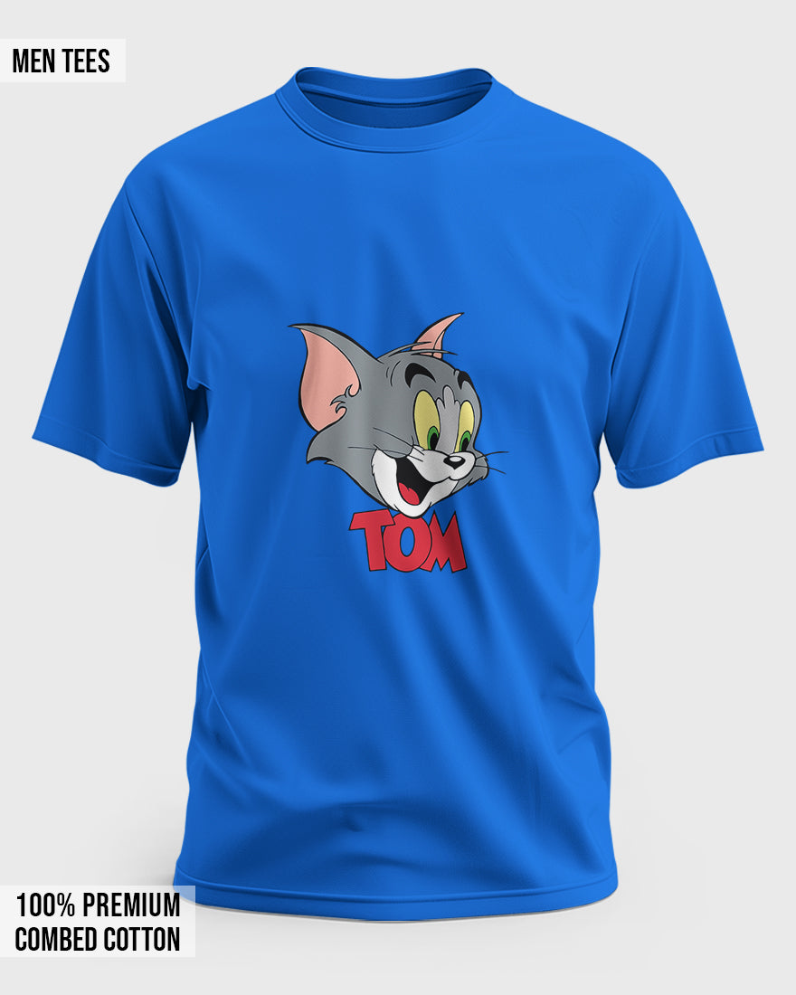 Playful Tom and Jerry Couple T-Shirts - Classic Cartoon Fun for Couples