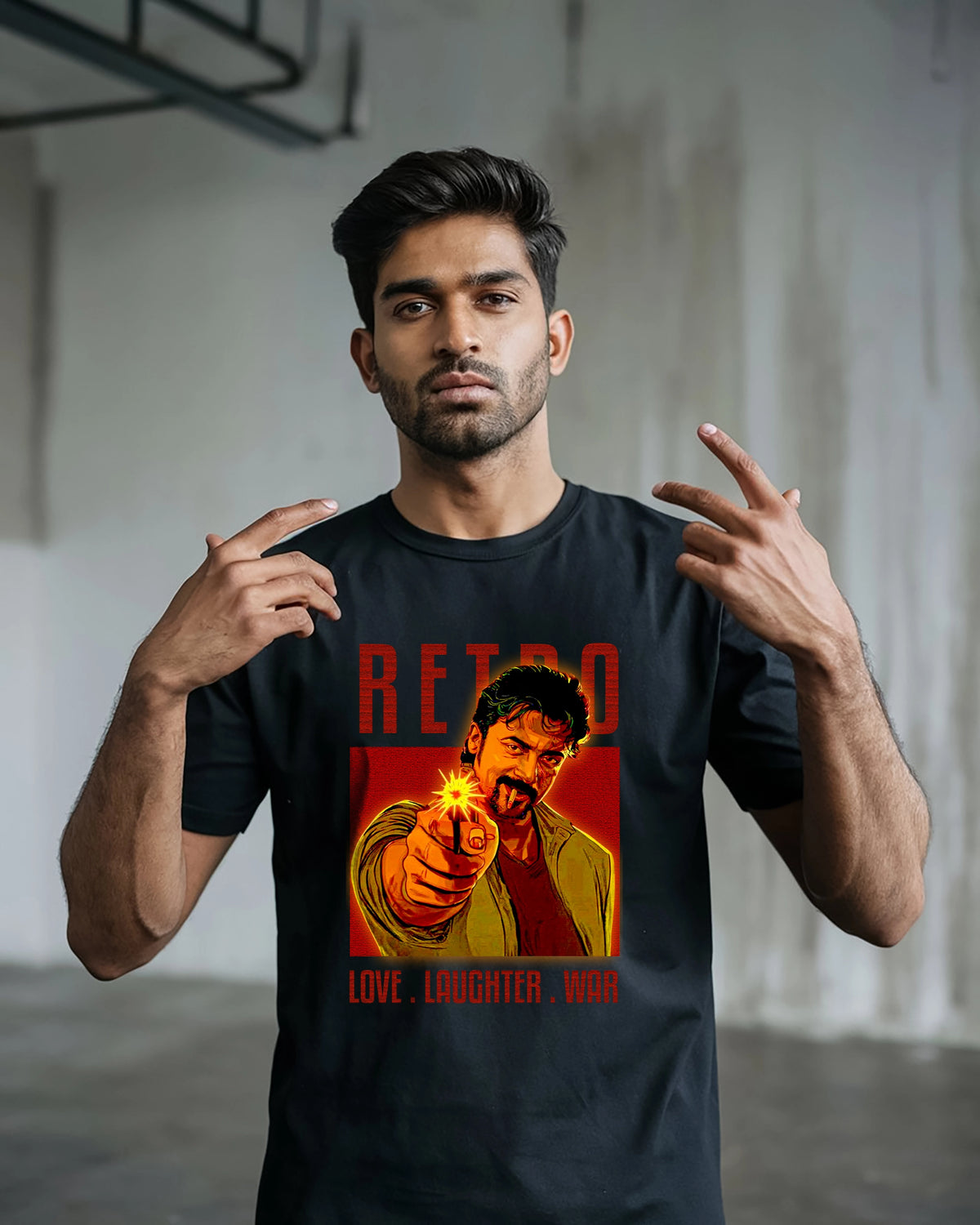 Retro Movie Inspired Regular Fit T-shirt | Streetwear