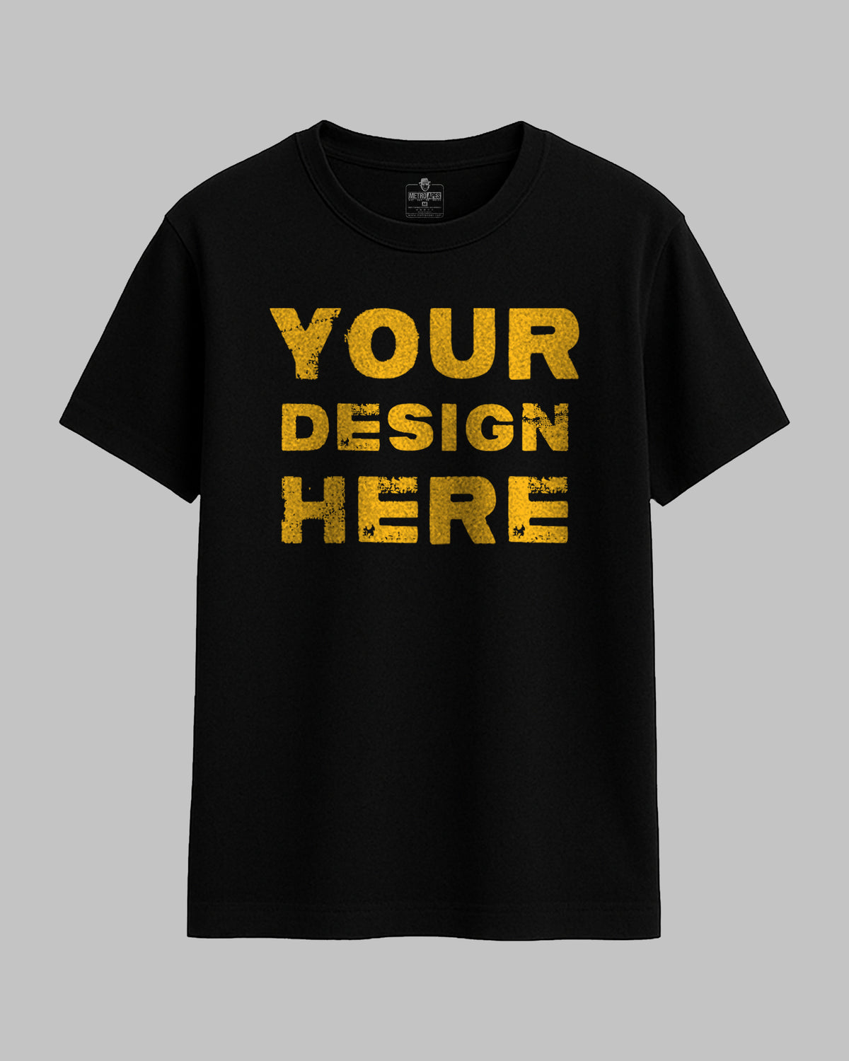 Custom Regular Fit T-Shirt – Design Your Own | 100% Cotton