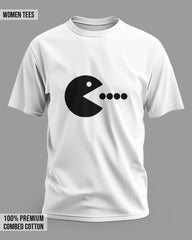 Retro Gamer Couple T-Shirts - Pac-Man and Ghost Matching Set