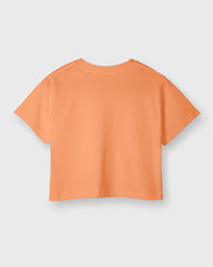 Womens Crop Top Plain TShirt