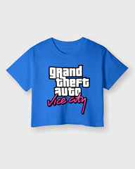 Womens Cropped TShirt Gaming Gta 4