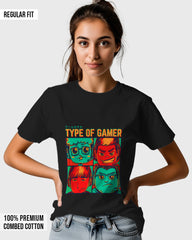 Womens Relaxed Fit TShirt Gaming Game Lovers