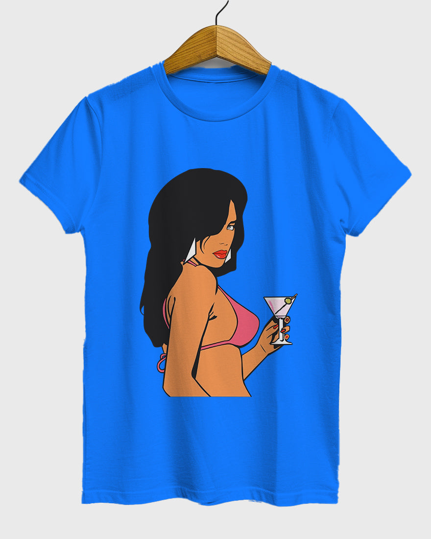 Womens Relaxed Fit TShirt Gaming Gta