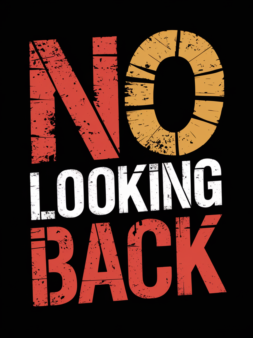 MetroApes Oversized T-Shirt - "No Looking Back"