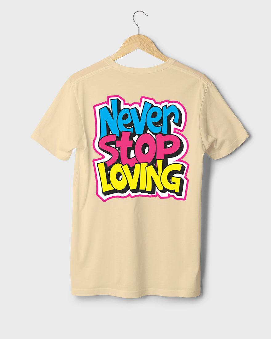 Mens Tshirt Funky Never stop Loving - Metro Apes