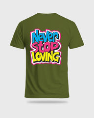 Mens Tshirt Funky Never stop Loving - Metro Apes