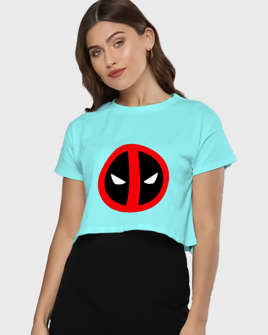 Womens Cropped TShirt Movies Deadpool