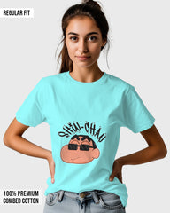 Womens Relaxed Fit TShirt Cartoon Sinchan