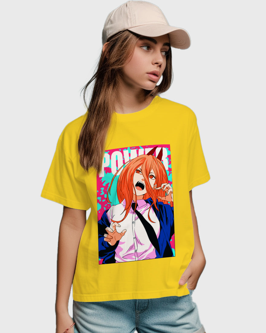 Womens Relaxed Fit TShirt Anime Chainsawman 2