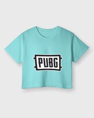 Womens Cropped TShirt Gaming Pubg 1