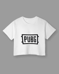 Womens Cropped TShirt Gaming Pubg 1