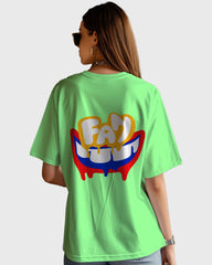 Womens Oversized TShirt Funky Fan