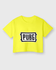 Womens Cropped TShirt Gaming Pubg 1