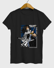 Womens Relaxed Fit TShirt Anime Demon Slayer Iguro