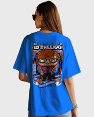 Womens Oversized TShirt Trending Ed Sheeran