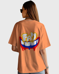 Womens Oversized TShirt Funky Fan