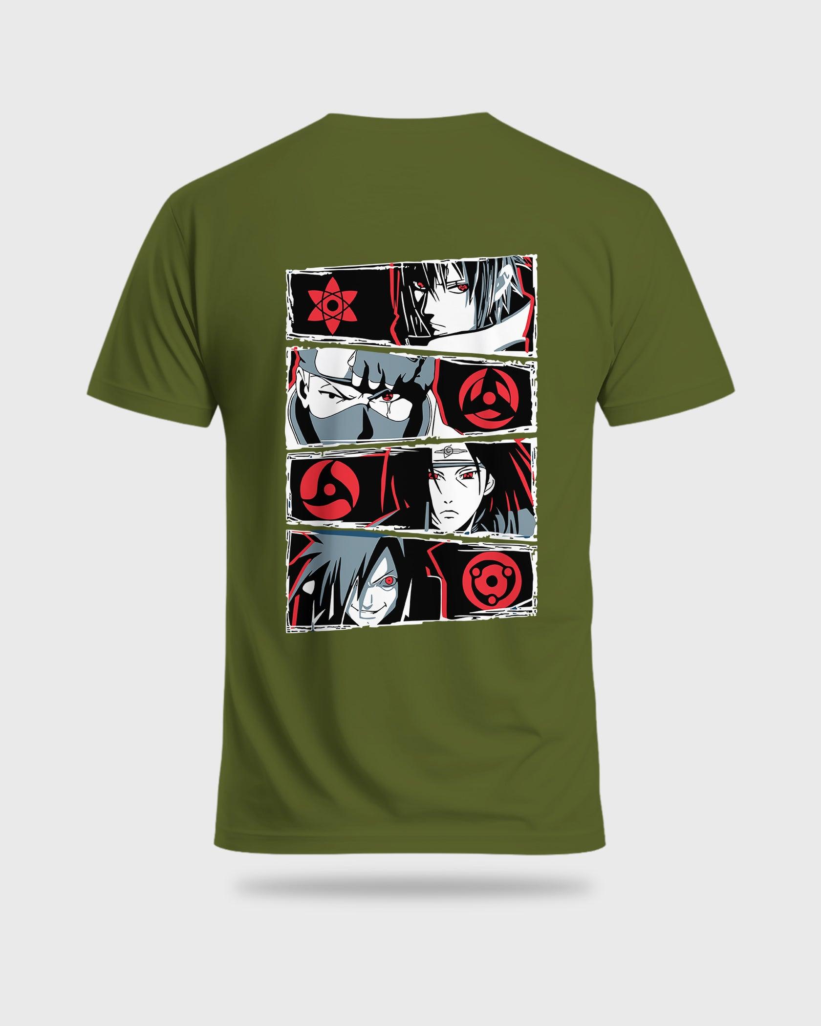 Mens Tshirt Anime Naruto Naruto Gang - Metro Apes