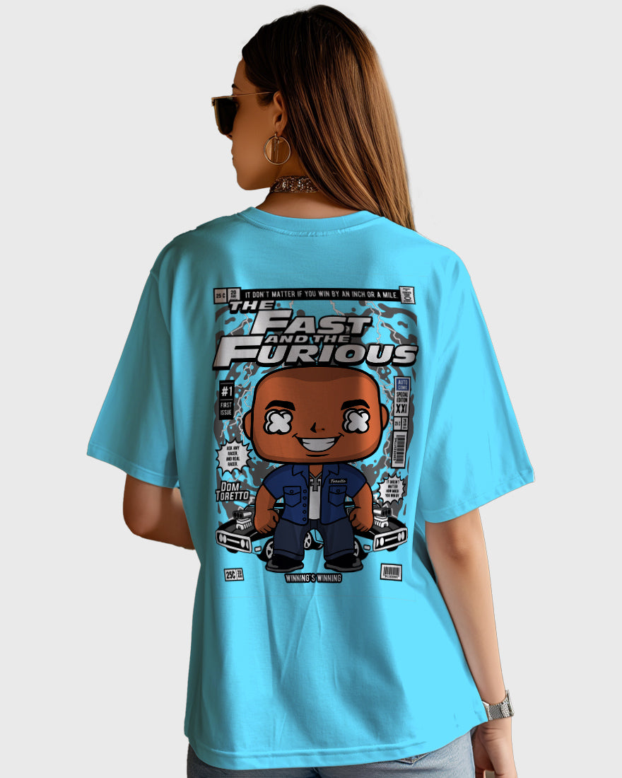 Womens Oversized TShirt Movies Fast & Furison