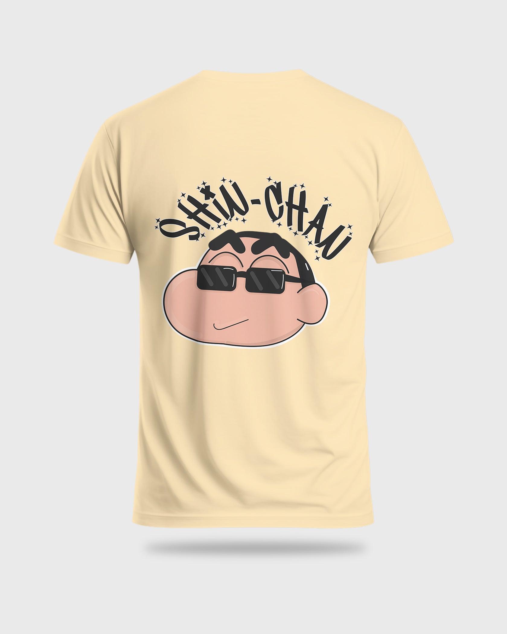 Mens T-Shirt Cartoon Shinchan - Metro Apes