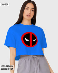 Womens Cropped TShirt Movies Deadpool