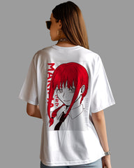 Womens Oversized TShirt Anime Chainsaw Man Makima02