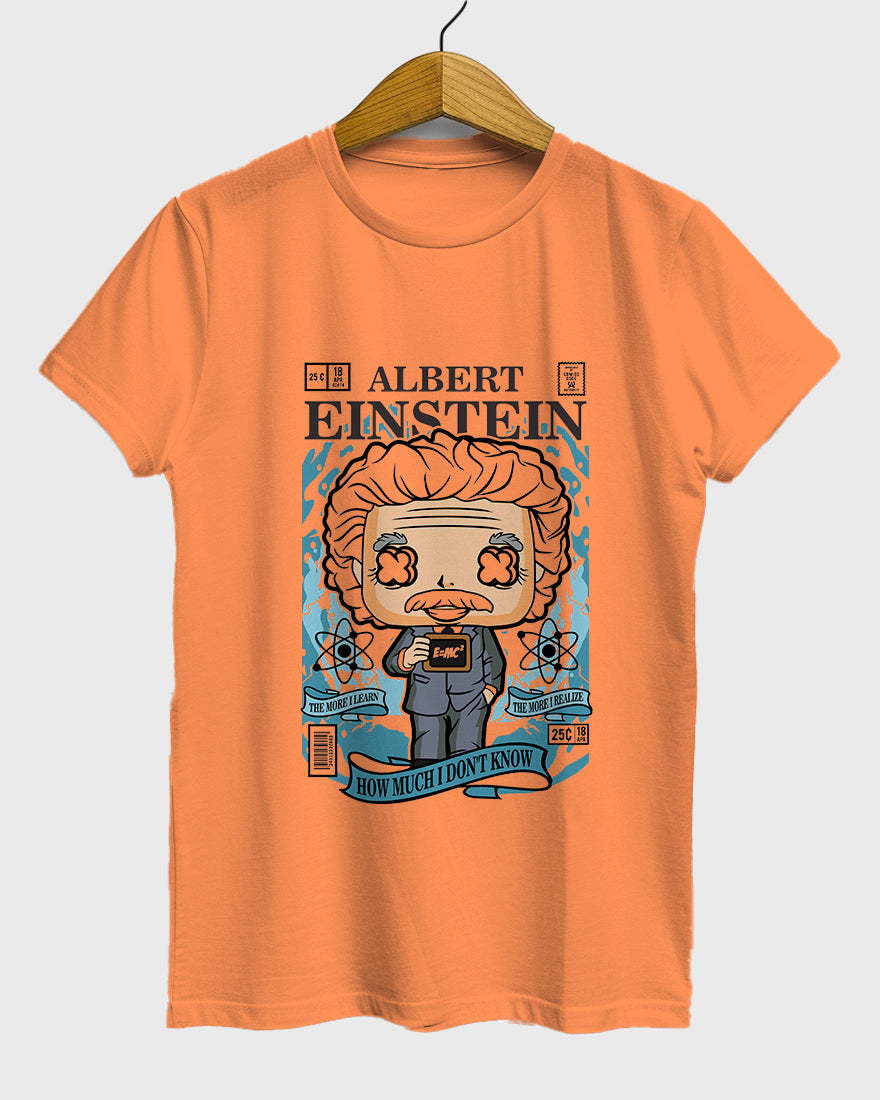 Womens Relaxed Fit TShirt Trending Albert Einstein