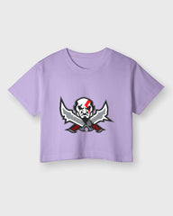 Womens Cropped TShirt Gaming God Of War Kratos