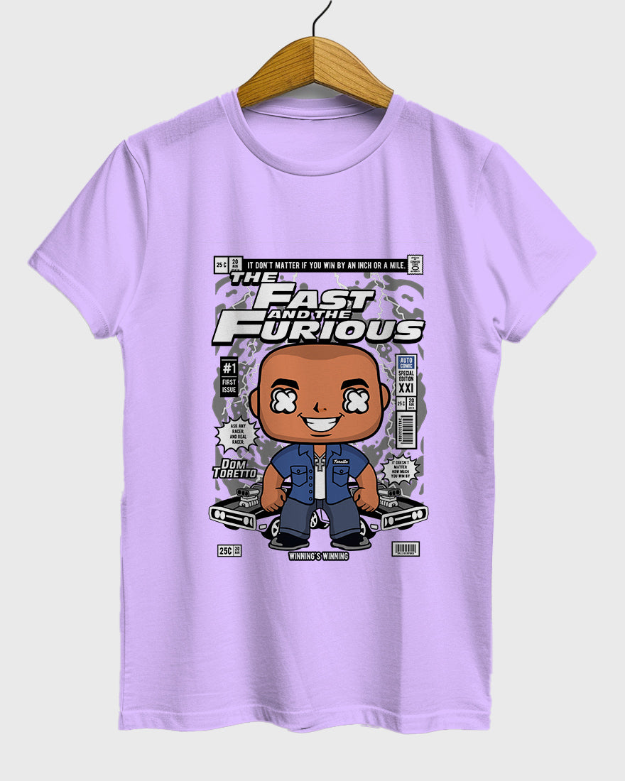 Womens Relaxed Fit TShirt Movies Fast & Furison