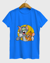 Womens Relaxed Fit TShirt Cartoon Tom & Jerry