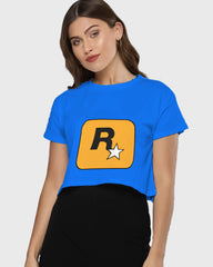 Womens Cropped TShirt Gaming Gta 1